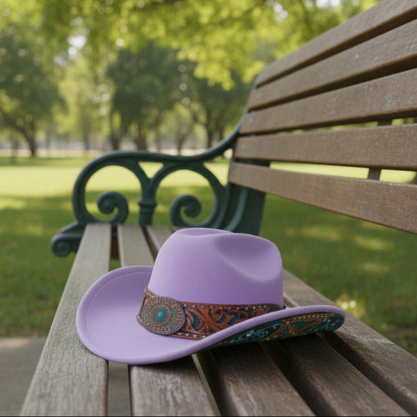 Lavender Purple Cowboy Cowgirl Hat