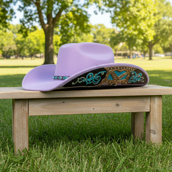 Lavender Purple Cowboy Cowgirl Hat