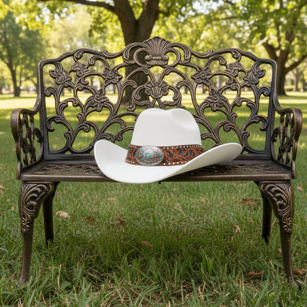 White Cowboy Cowgirl Hat