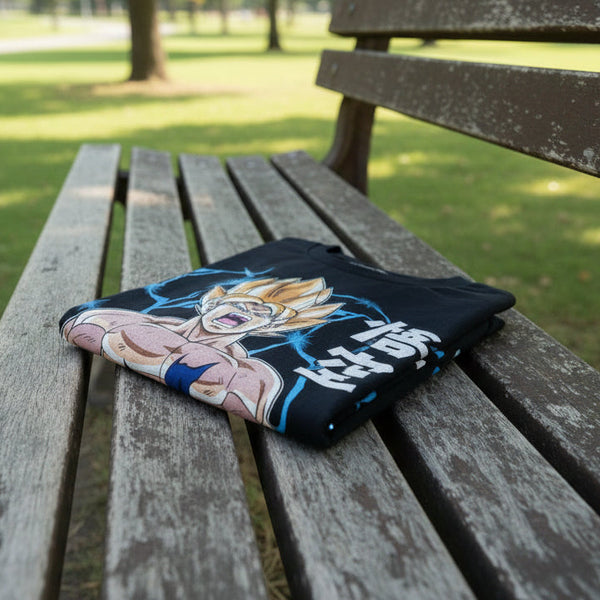 Black Multi- Color Dragon Ball Z  Goku T-Shirt
