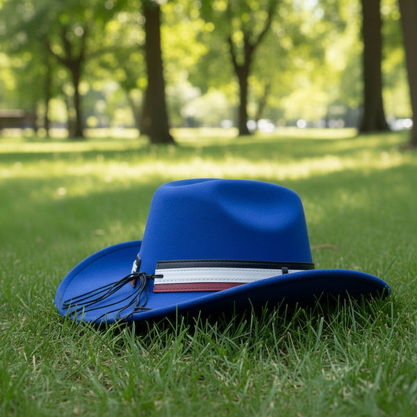 Royal Blue Western Cowboy Cowgirl Hat