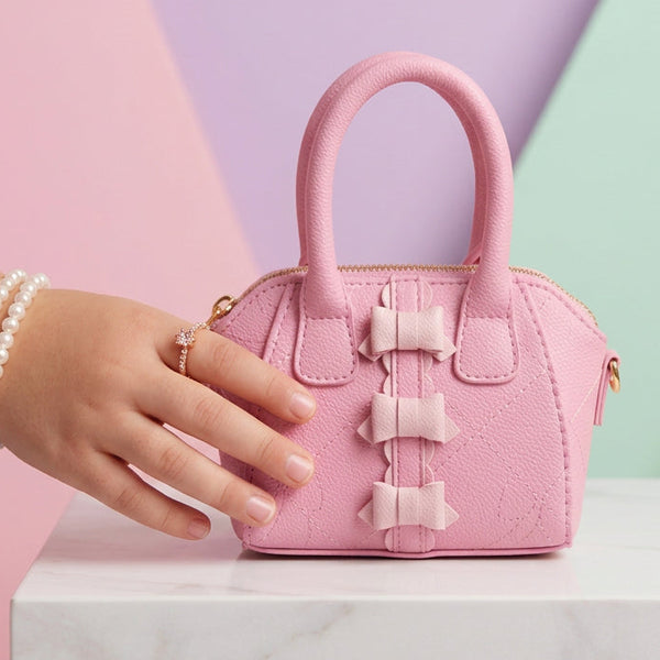 Little Girls Bubblegum Pink Crossbody Bag