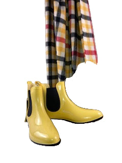 Yellow Seven 7 Women's Dover Chelsea Rain Bootie