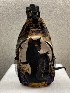 Black cat backpack