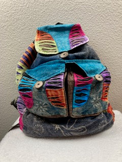 Double pocket backpack