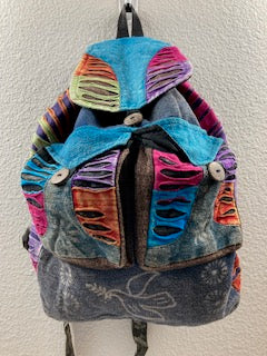 Double pocket backpack