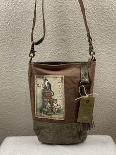 Cats and Books Crossbody bag