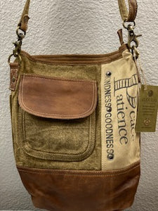 Peace and Patience Shoulder Bag