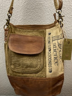 Peace and Patience Shoulder Bag