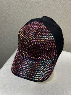Multi diamond rhinestone unisex baseball cap