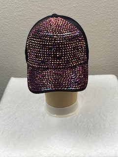 Multi diamond rhinestone unisex baseball cap