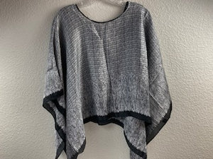 Black & White animal print shawl