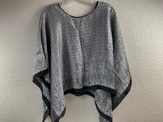Black & White animal print shawl