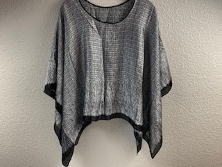 Black & White animal print shawl